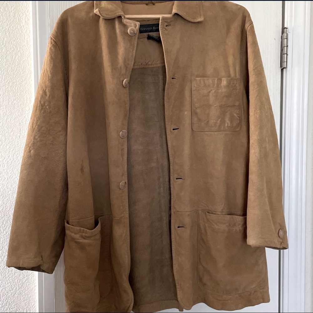 Suede Vintage Coat Fits a Medium